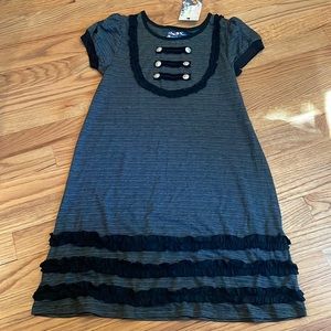 NWT-Truly Me dress-size 12-black and grey-so pretty and chic-love it!!